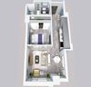 1 Bed, 1 Bath B